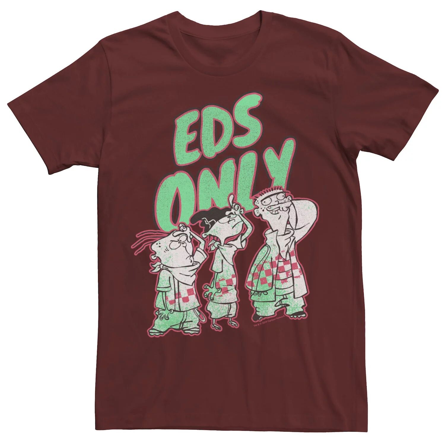 

Мужская футболка с портретом Ed, Edd & Eddy Eds Only Licensed Character