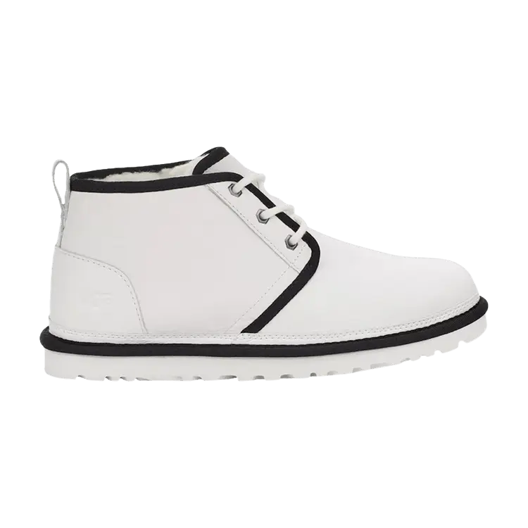 

Кроссовки UGG Neumel Leather Chukka, White Black Piping