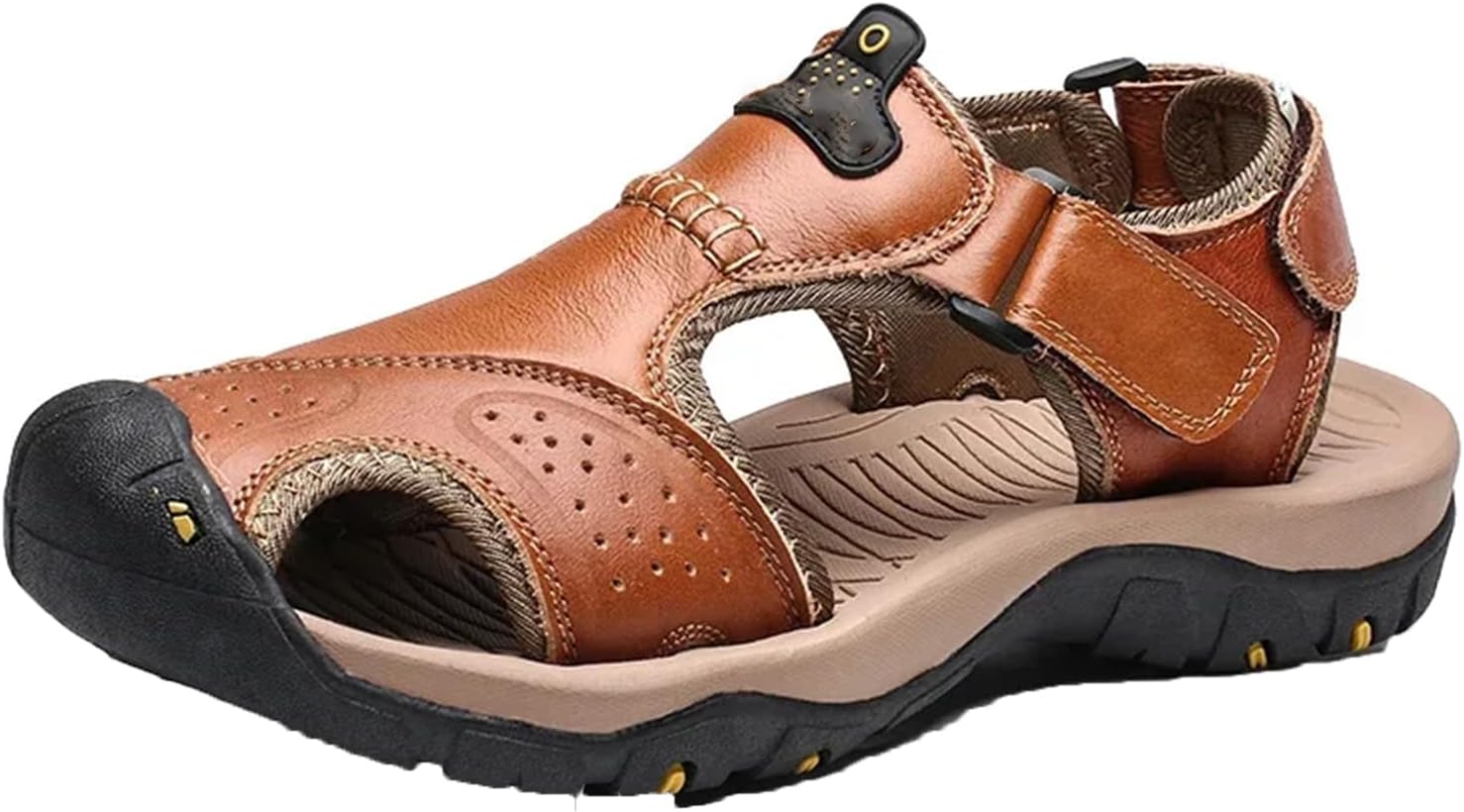 

Мужские кожаные сандалии Летняя обувь для мужчин Обувь для улицы и воды Generic, 7238-2-khkia