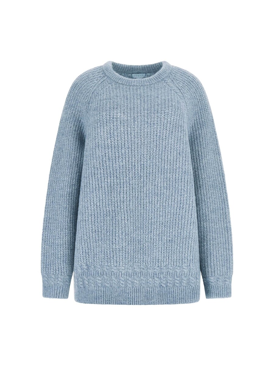 

Тонкий вязаный свитер GUESS Sweater, цвет blue/light blue/mottled blue