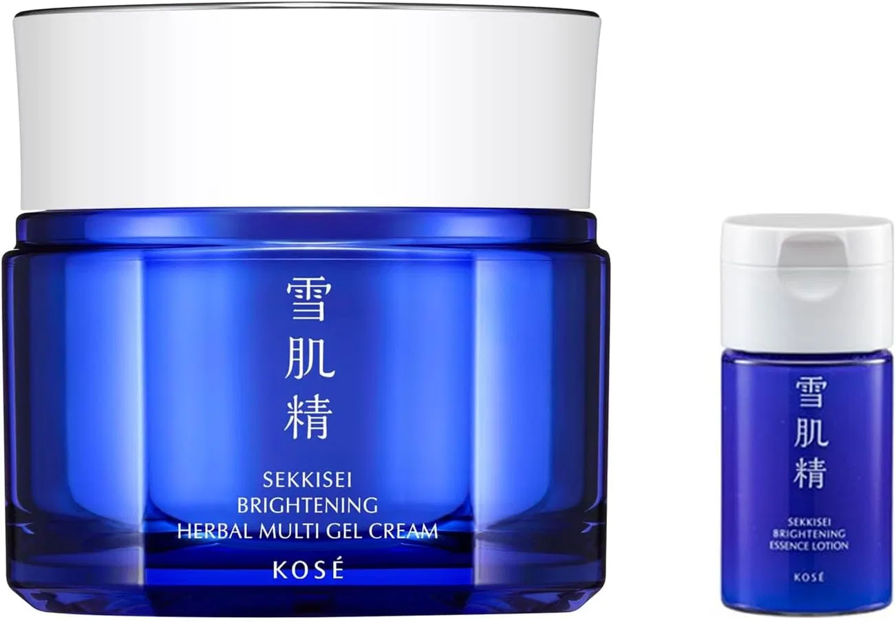 Набор Sekkisei — Многофункциональный гель для лица Snow Skin Seizure Gel Brightening Multi Gel Kit 80 г + лосьон 14 мл