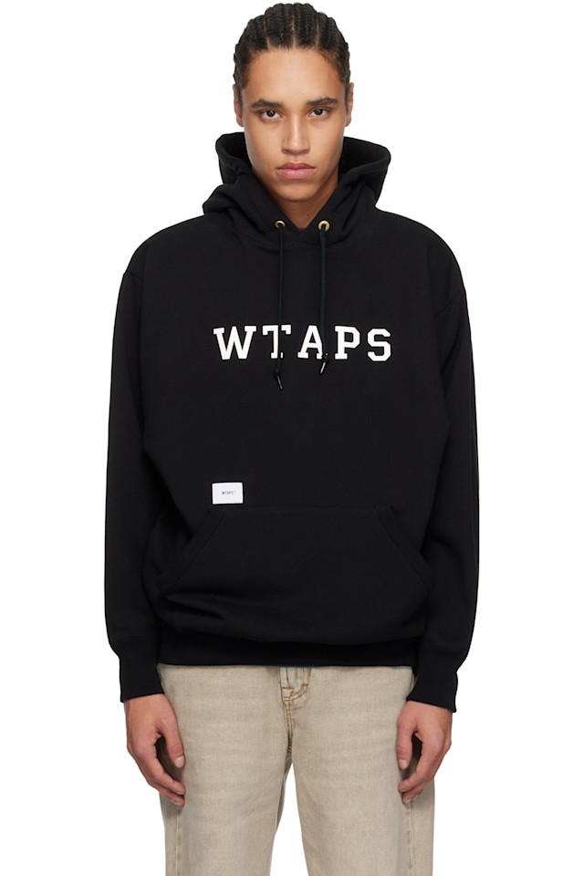 

Хлопковый худи Academy Wtaps, черный