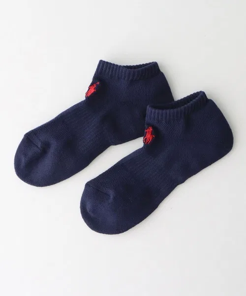 Женские носки для кроссовок POLO RALPH LAUREN из органического хлопка с махровой подошвой, модель 03207894