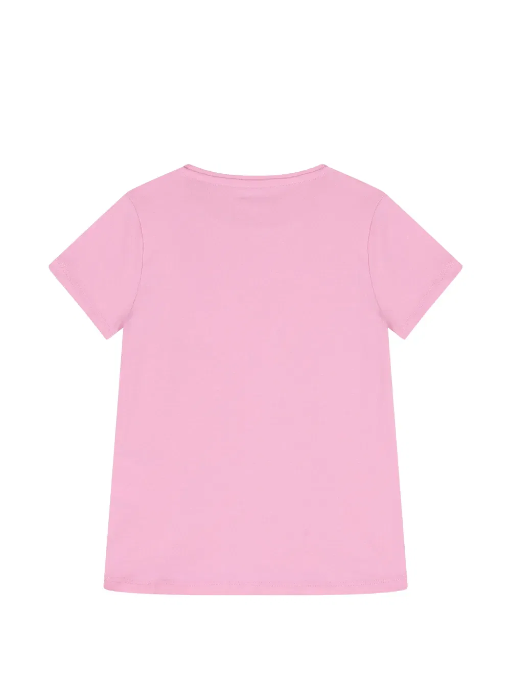 Футболка с логотипом, украшенным пайетками Guess Kids, розовый — фото 2