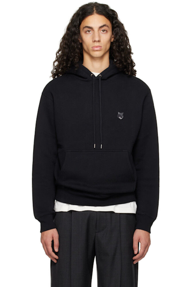 

Толстовка с капюшоном Black Bold Fox Head Maison Kitsuné