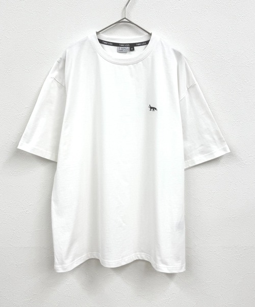 

T-MAC OUTING Футболка свободного кроя с коротким рукавом, вышивка T-MAC, кремовый