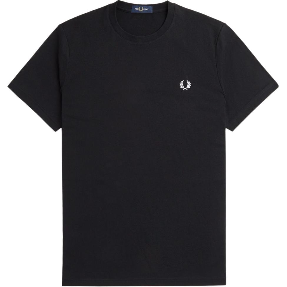 

Классическая футболка с круглым вырезом FRED PERRY, черный