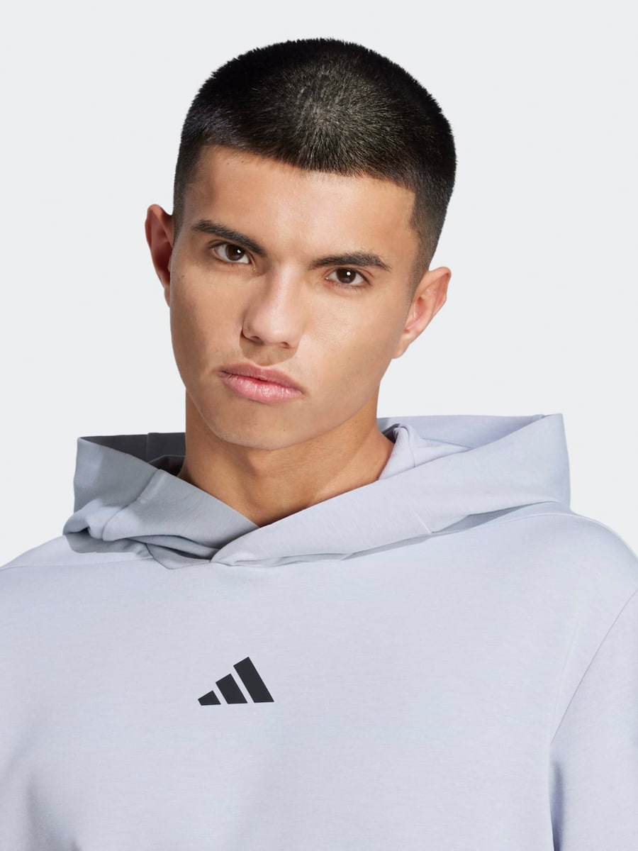 Спортивная толстовка ADIDAS PERFORMANCE Designed For Training, светло-серый — фото 2
