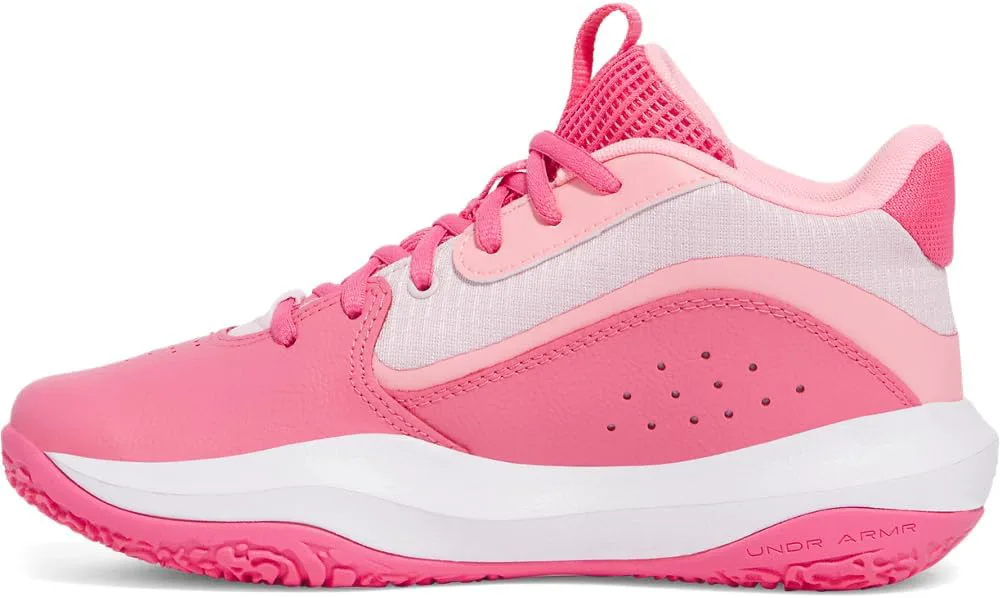 

Баскетбольные кроссовки Under Armour для детей школьного возраста Lockdown 7, розовый