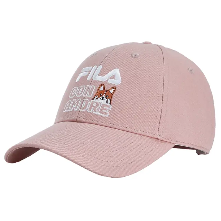 

FILA Хлопковая бейсболка унисекс розовая, Pink