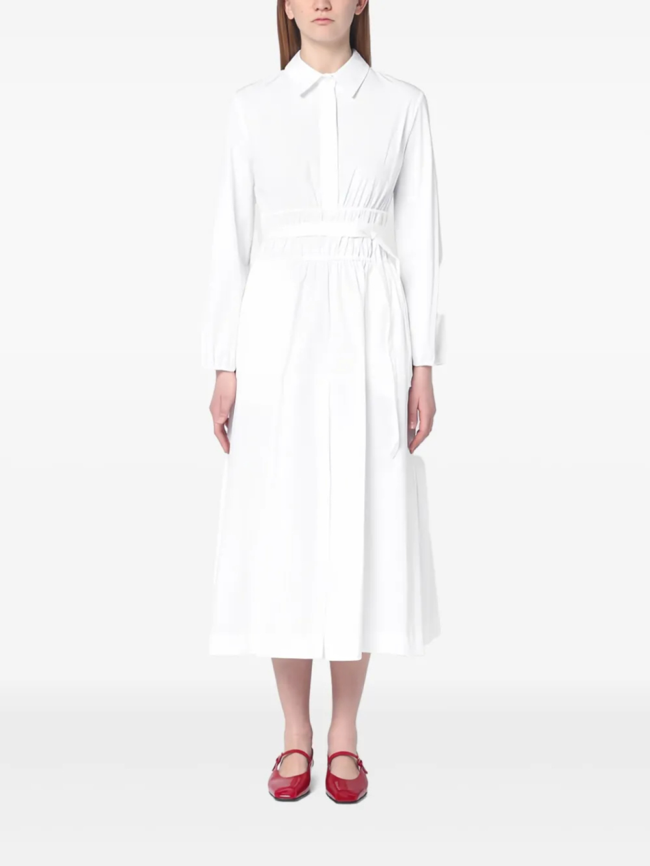 

Платье миди Coralise Semicouture, белый