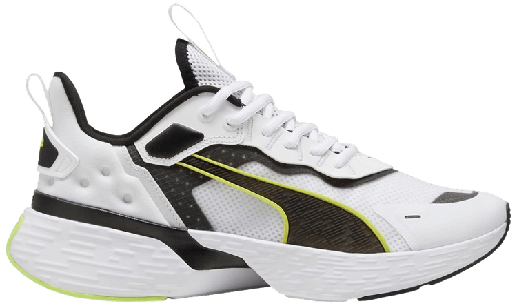 

Кроссовки Puma Softride Sway 'White Black Lime Pow', белый