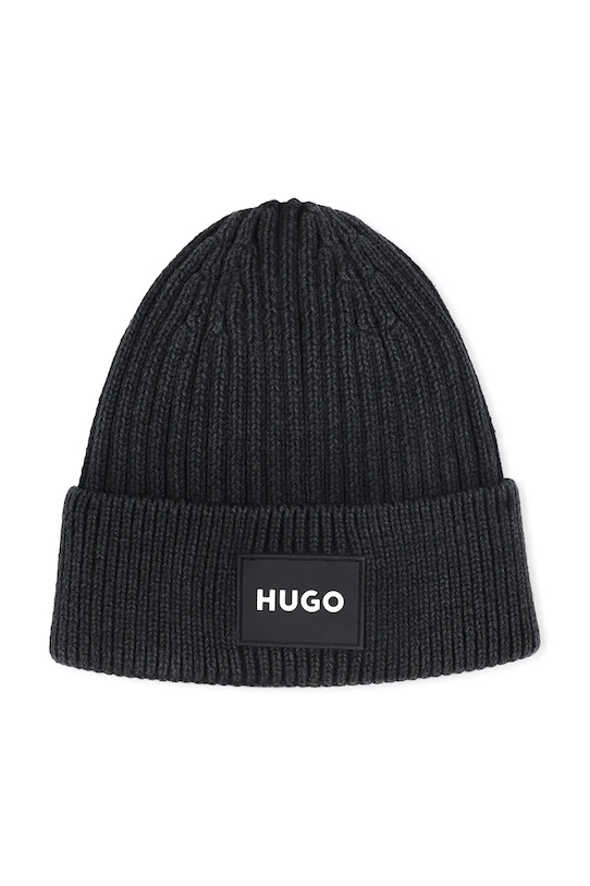 

Детская хлопковая шапочка Hugo, черный