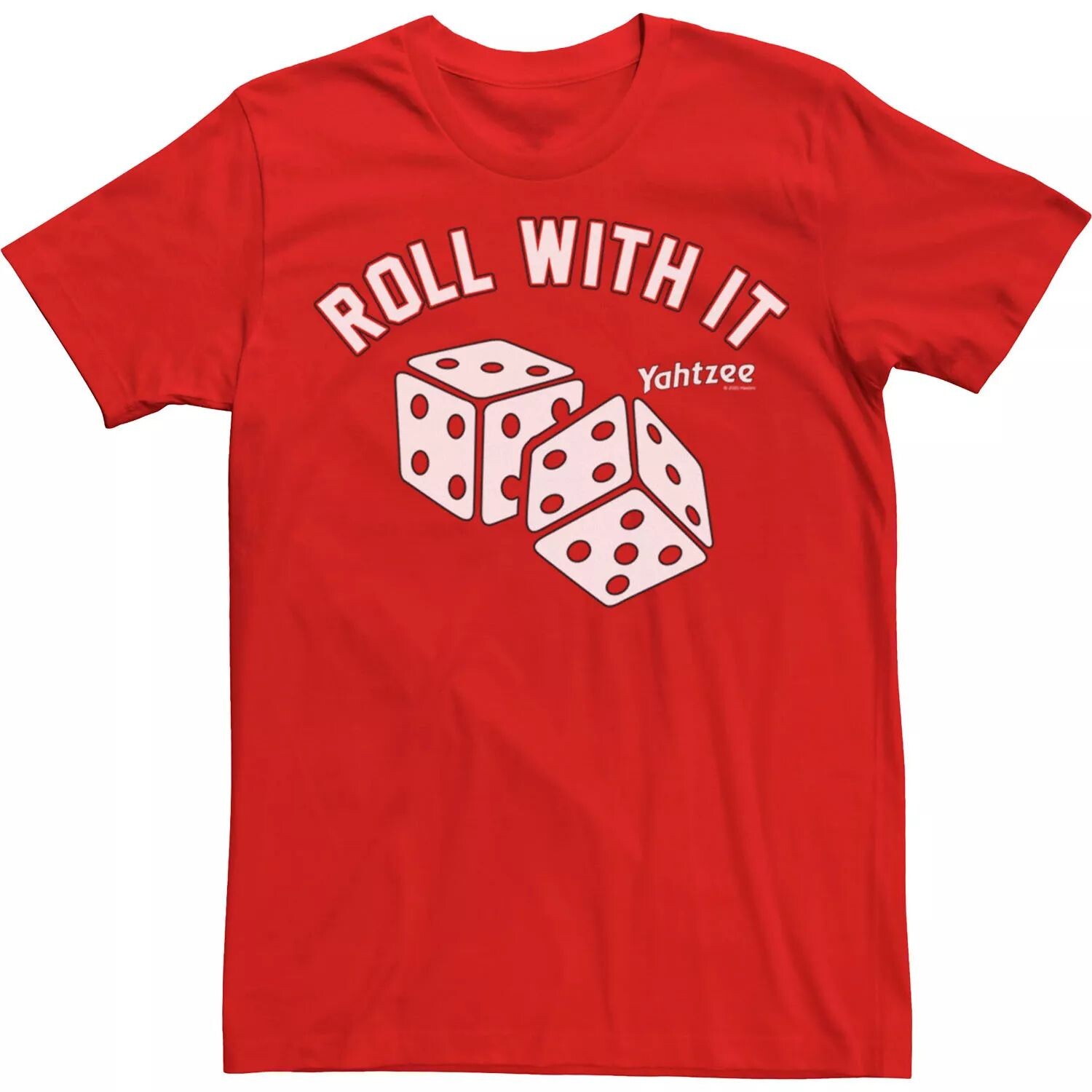 

Мужская футболка Yahtzee Dice Roll With It Licensed Character