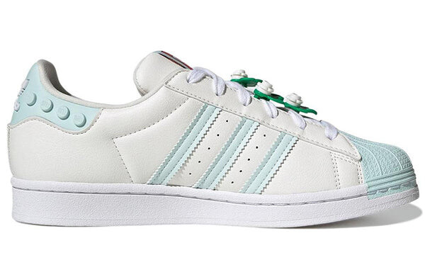 Кроссовки lego x superstar Adidas, белый — фото 2