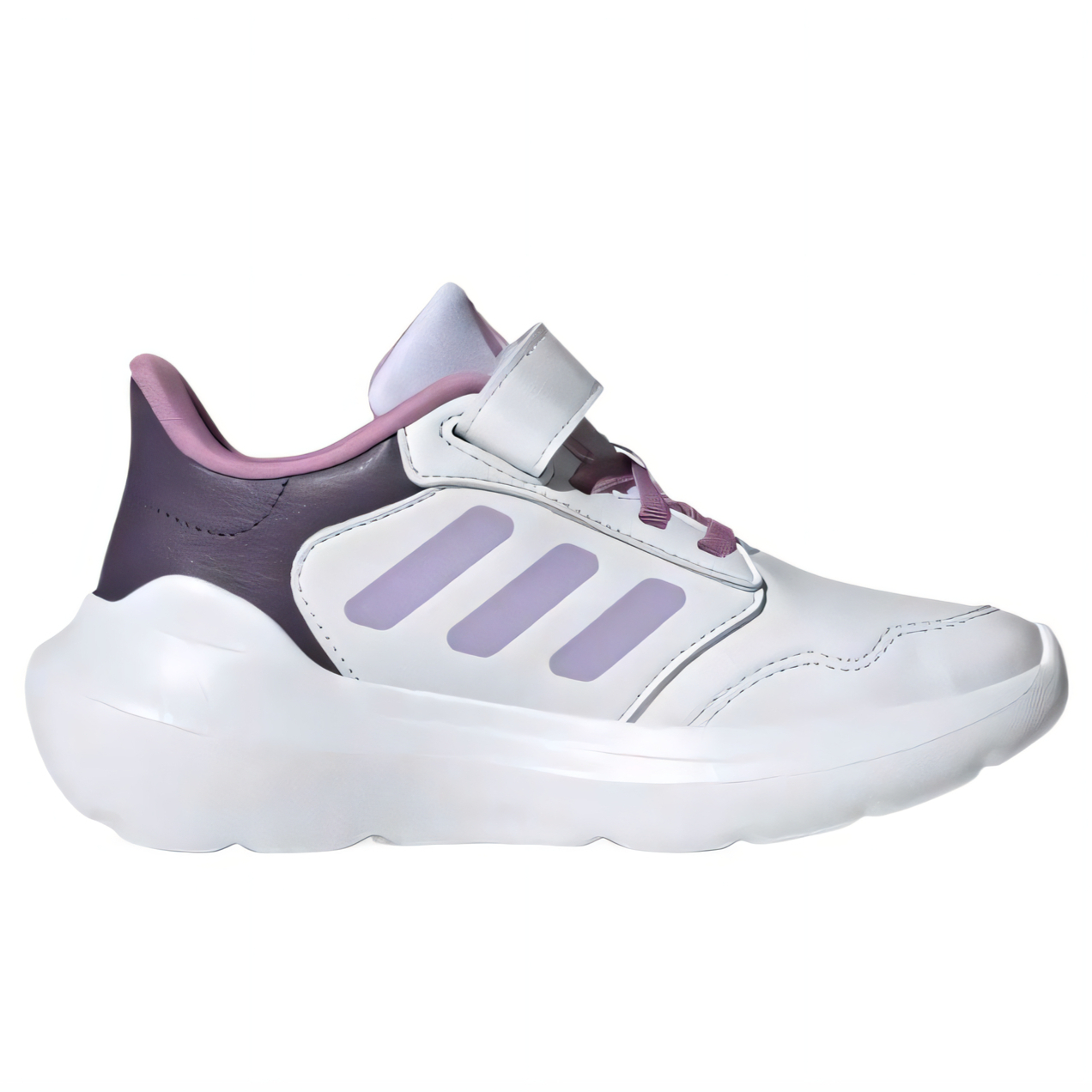 Низкие кроссовки Tensaur Run 3.0 для детей Adidas, белый/фиолетовый — фото 2