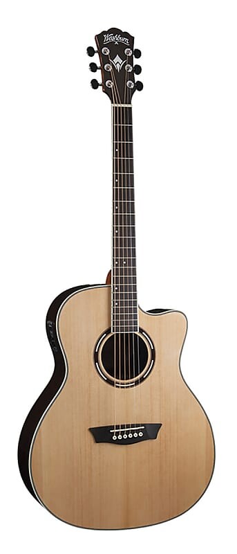 

Акустическая гитара Washburn AG70CEK | Apprentice Series Grand Auditorium Cutaway Ac / El Guitar w/ HSC. New with Full Warranty!