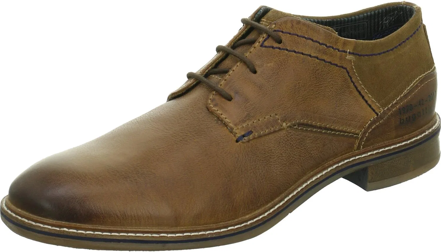 Мужские туфли-дерби Bugatti 312300013214, Brown Cognac Cognac