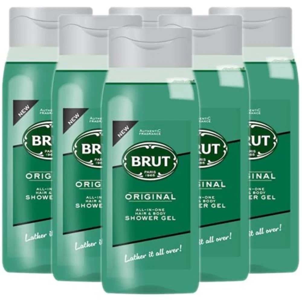Гель для душа Brut Original, 500 мл (упаковка из 6 шт.) ‎Brut