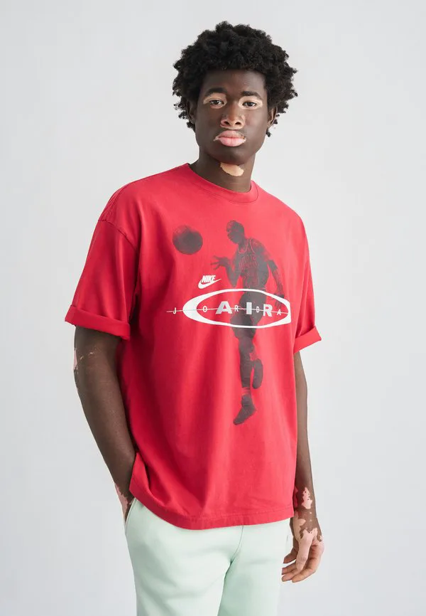 Футболка с принтом air reissue Jordan, Gym Red/Black