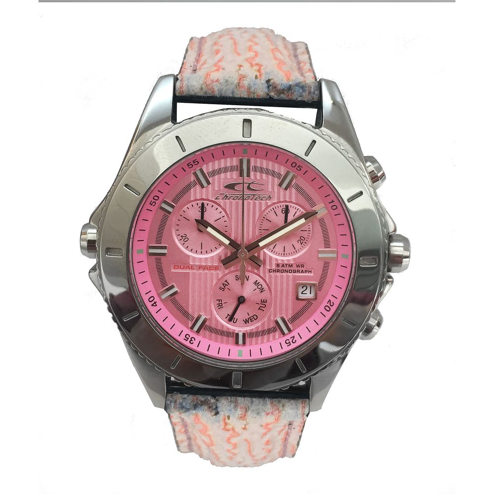 

Часы из разноцветной кожи Chronotech