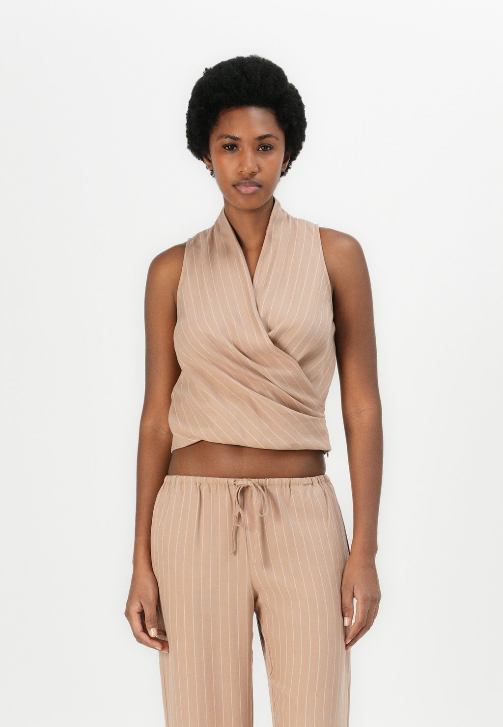 

Топ ALMERIA WRAP - Blouse Bec + Bridge, коричневый