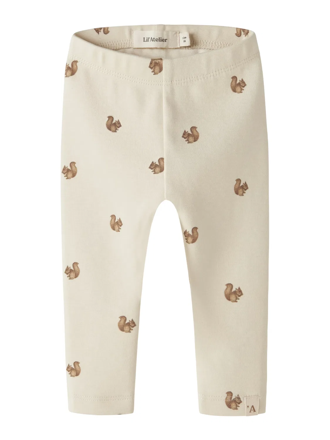 Скинни леггинсы NBNLAYO Lil Atelier, кремовый