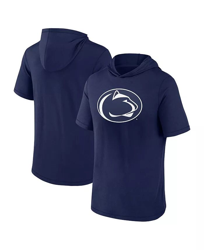 

Мужская темно-синяя футболка с капюшоном с логотипом Penn State Nittany Lions Primary Fanatics