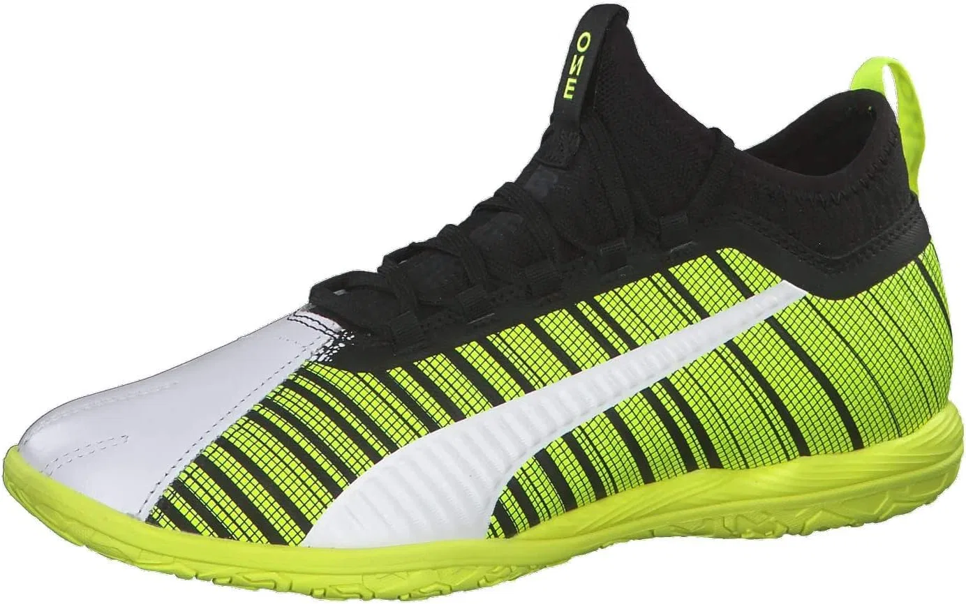 Мужские кроссовки PUMA One 5.3 It, White Black Yellow Alert