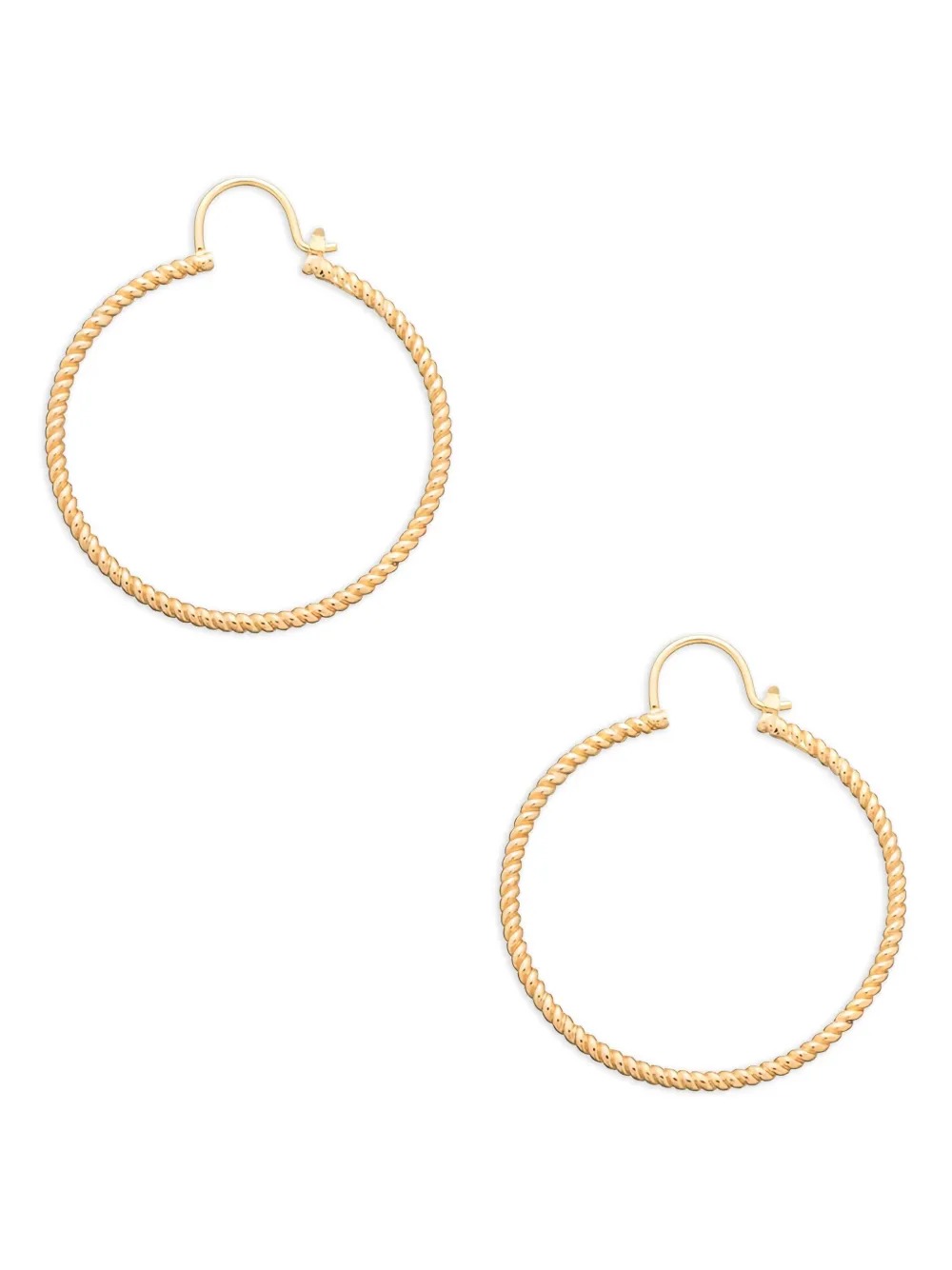 

Витые серьги-кольца A.P.C., золотой