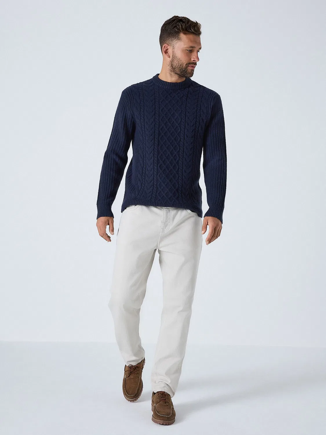 Свитер 'Aran' Next, Dark Blue — фото 4