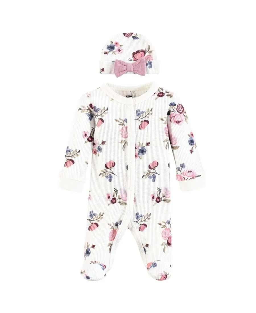 Терморежим для сна и игр, а также крышка Hudson Baby, dusty розовый floral