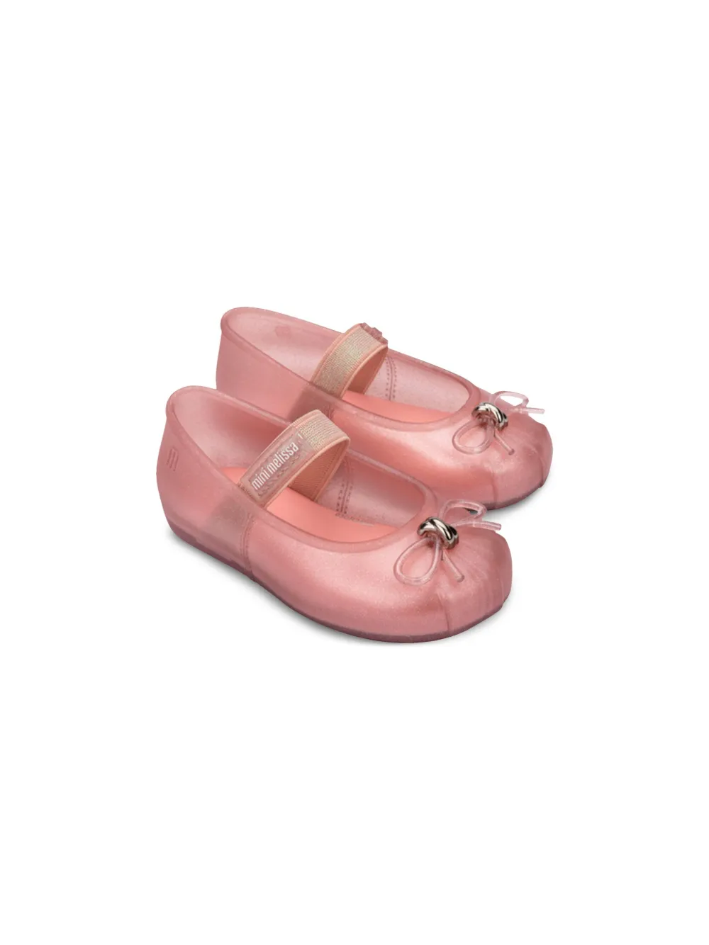 

Прозрачные балетки Mini Melissa, розовый