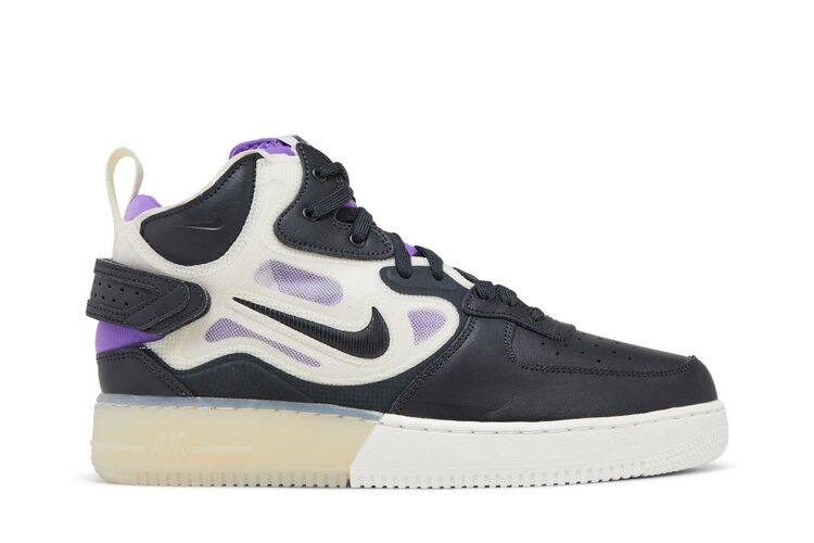 

Кроссовки Nike Air Force 1 Mid React, черный, Черный;серый, Кроссовки Nike Air Force 1 Mid React, черный