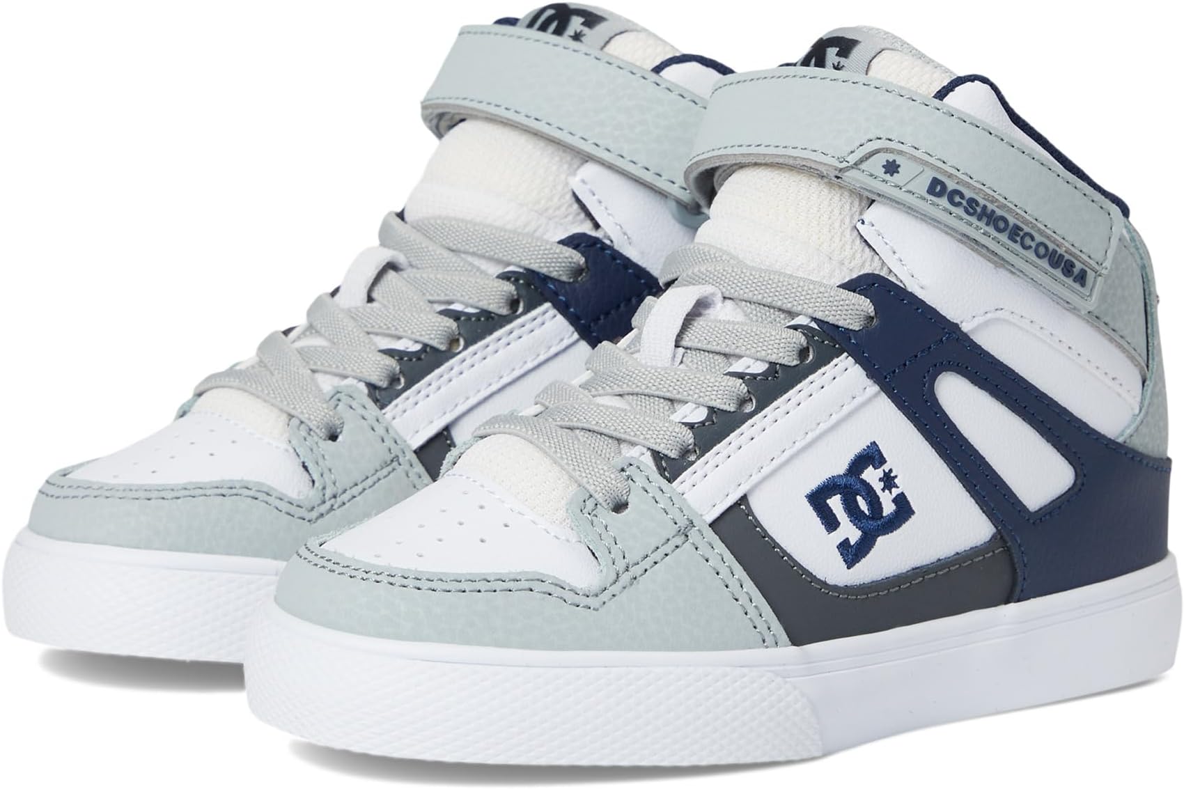 

Кроссовки DC Kids Pure High-Top EV, Grey/Blue/White