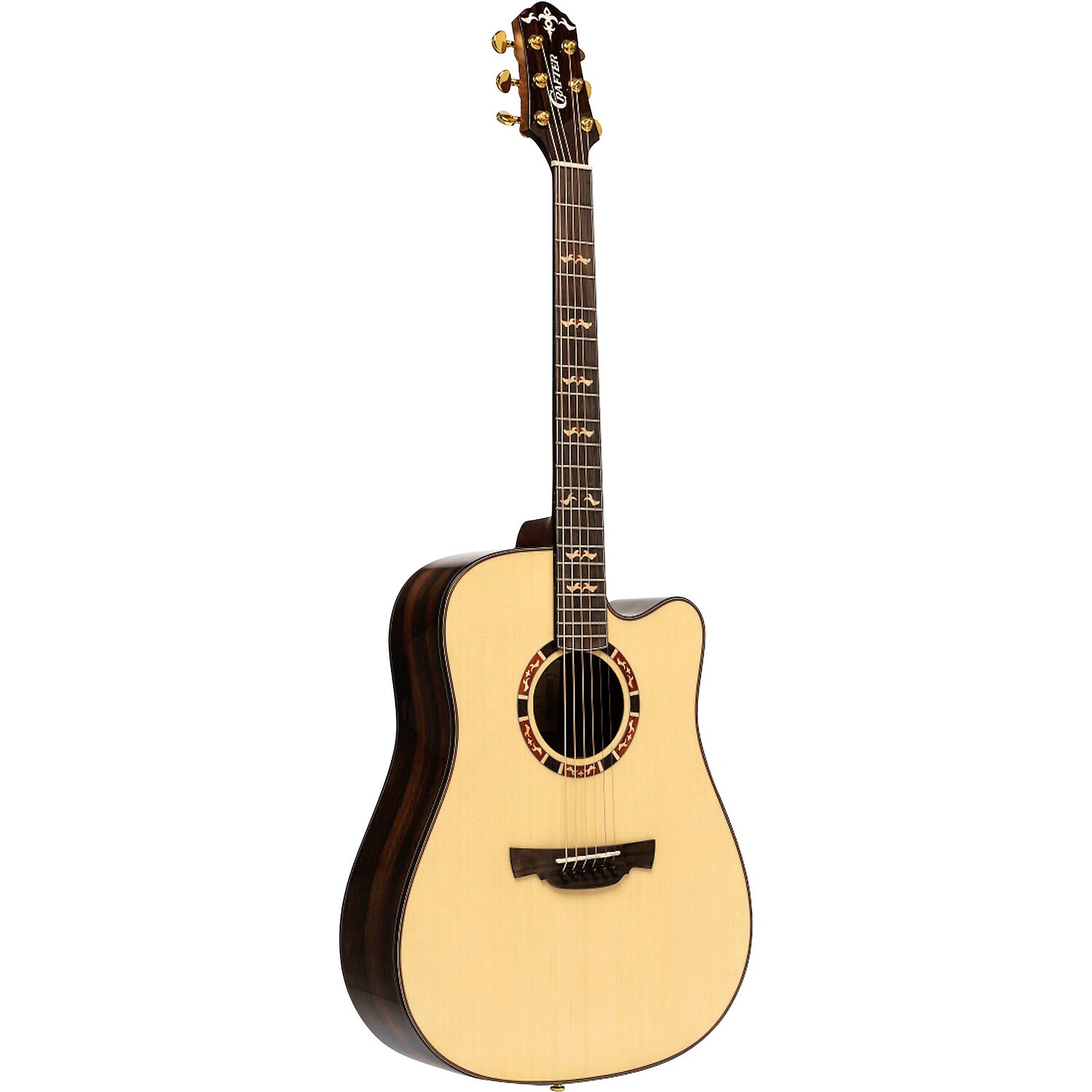 

Акустическая электрогитара CRAFTER Stage Pro D-22ce Engelmann Spruce-Macassar Dreadnought Natural
