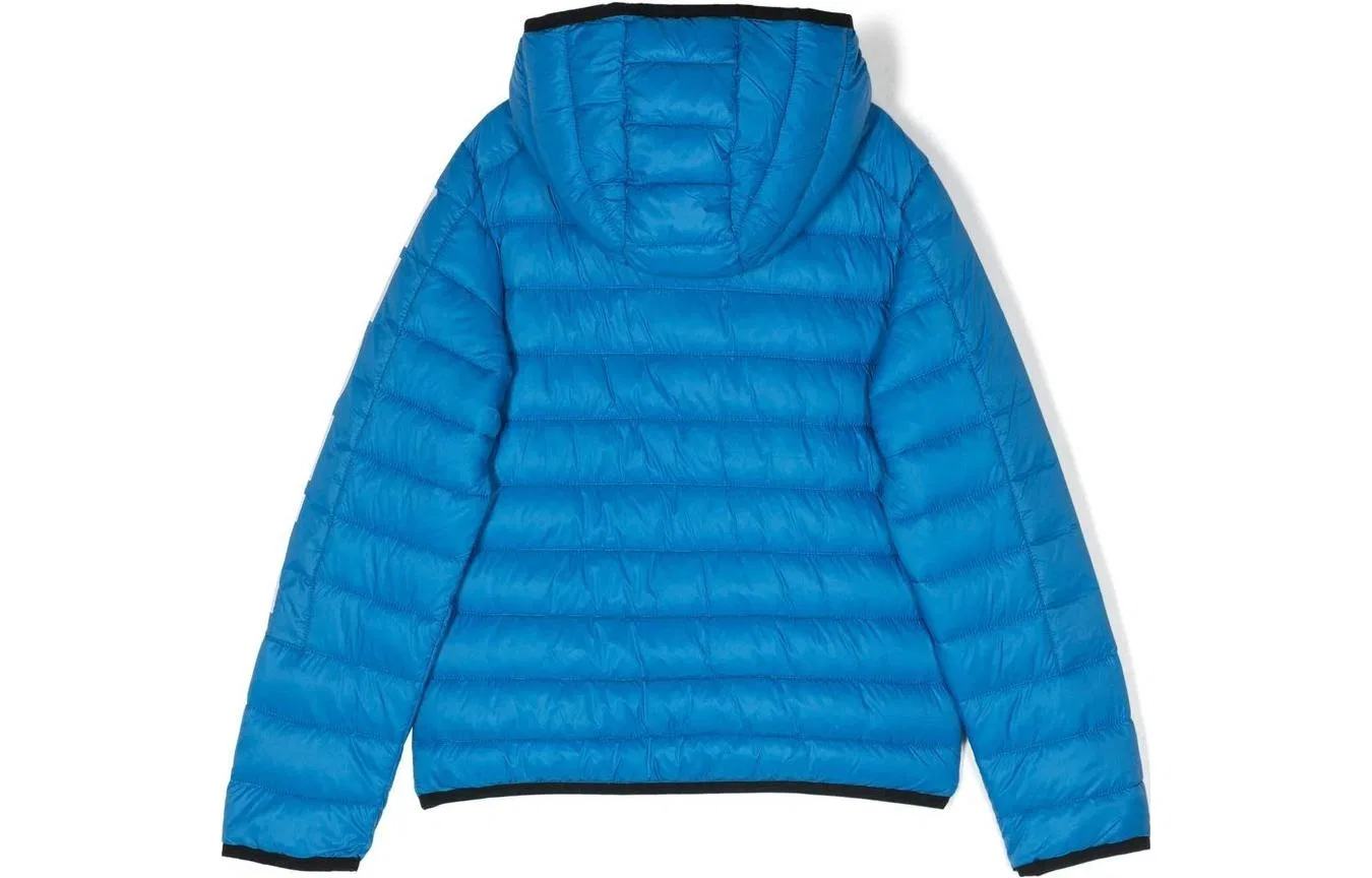 Детская пуховая куртка с капюшоном Moderate DIESEL, Blue — фото 3