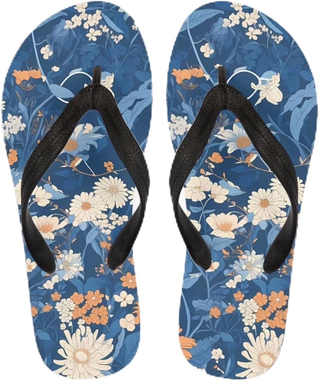 

Женские сандалии Semiouray Sunset с ремешком между пальцев, классические мужские шлепанцы с черепом, тай-дай, мягкие, удобные, унисекс, Daisy Floral