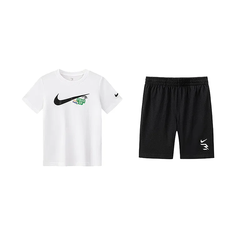 Детская спортивная одежда Casual с круглым вырезом Nike, Rock Ridge Gray — фото 3