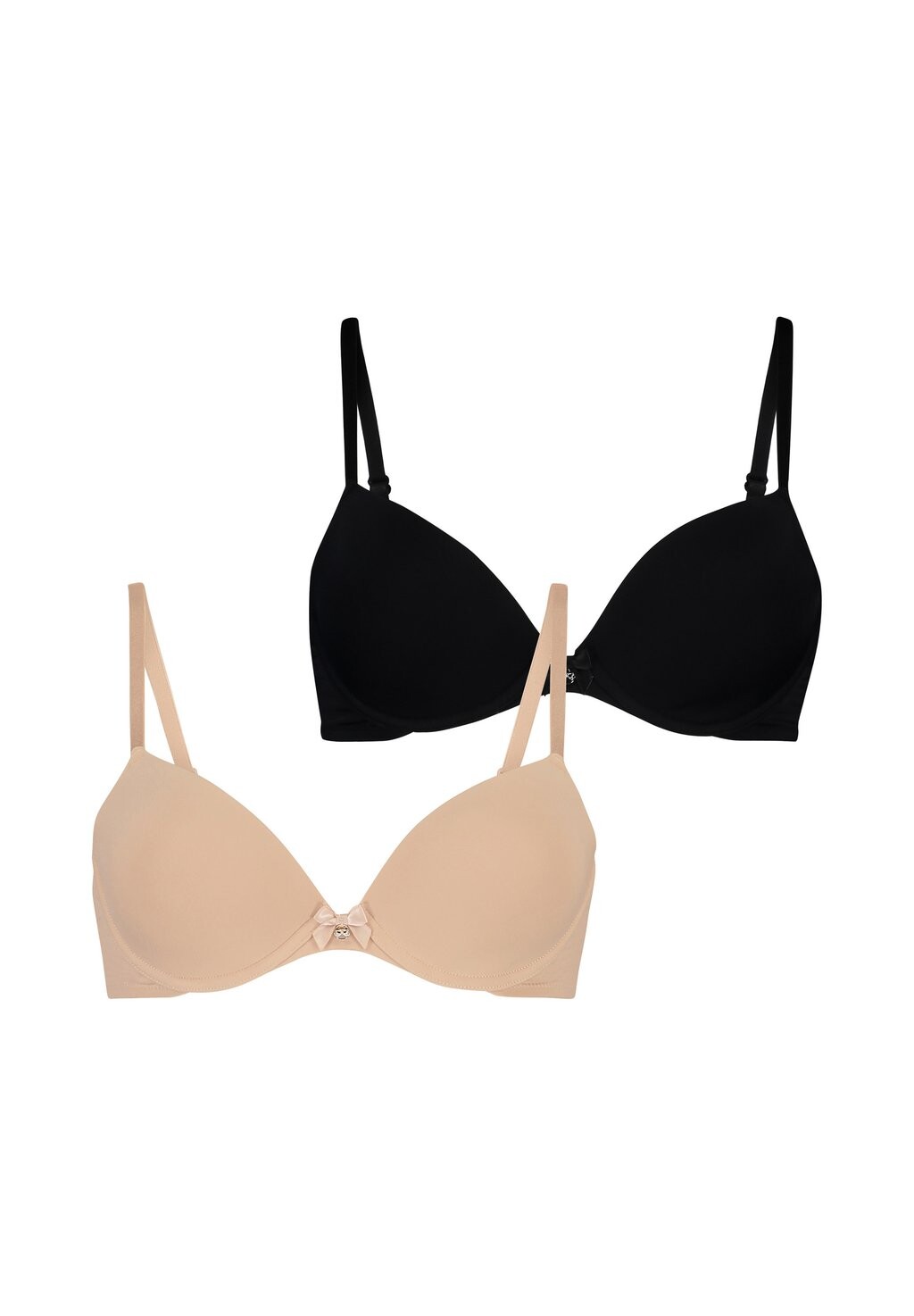 

Бюстгальтер-треугольник 2-Pack Padded Hunkemöller, бежевый