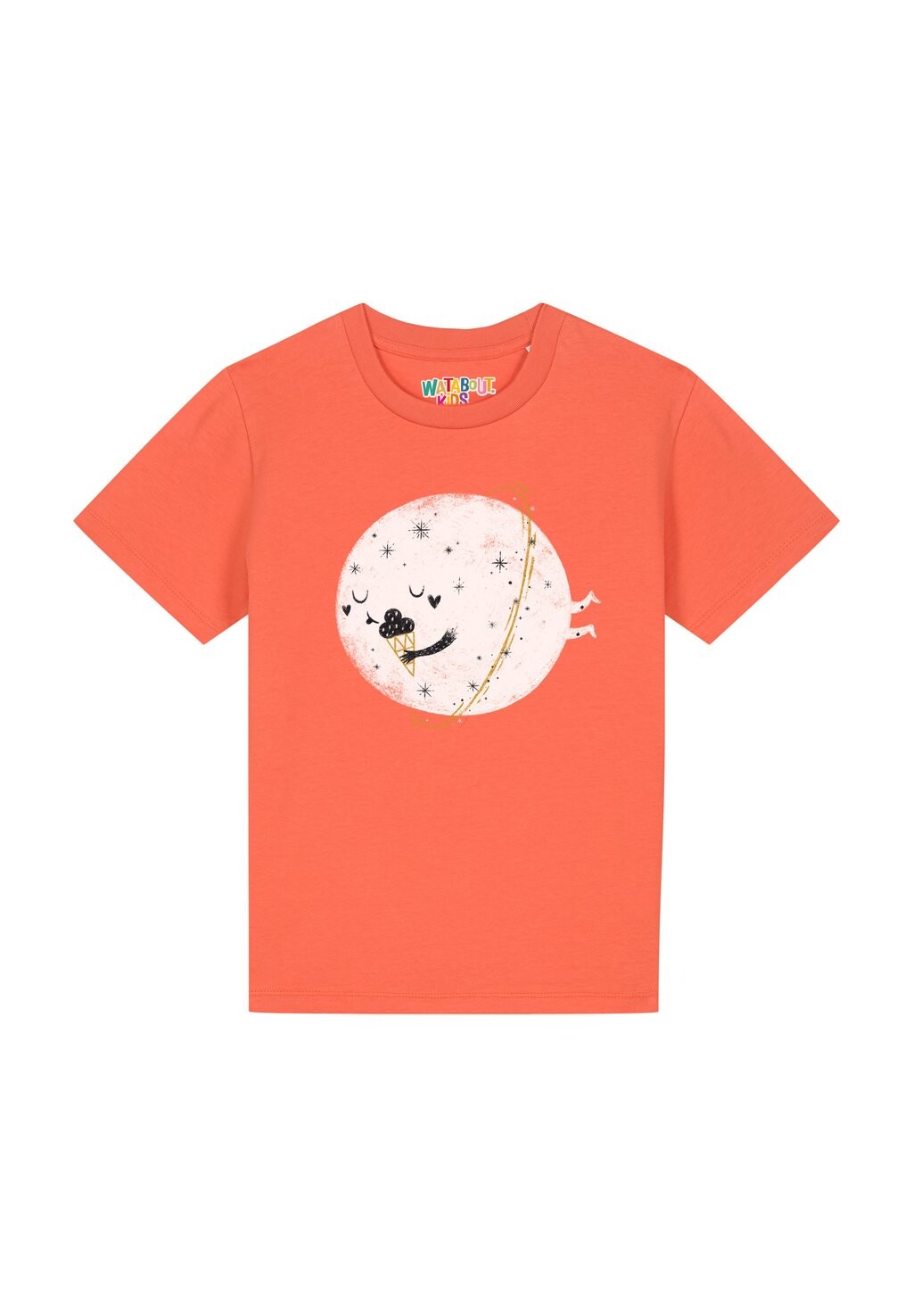 

Футболка с принтом PLANET MIT EIS Watapparel, цвет fiesta