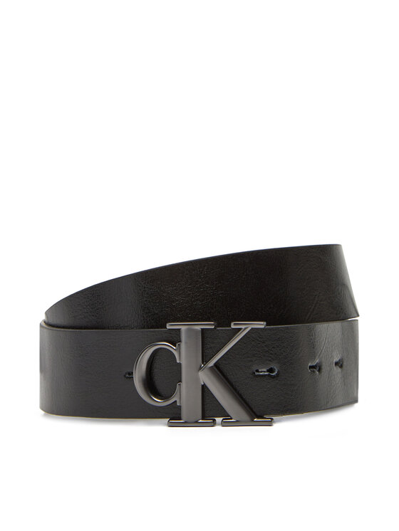 

Ремень мужской Monogram Plaque Buckle 35Mm Adj/Rev LV04G7033G Calvin Klein Jeans, черный