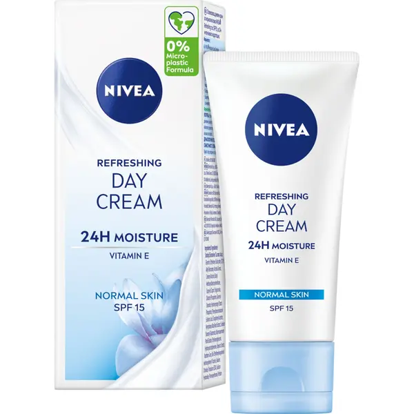 

Освежающий крем для лица с spf15, 50 мл Nivea 24H nawilżenia