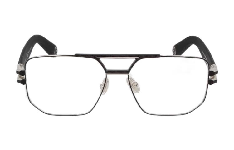 

Металлическая оправа для очков неправильной формы женская черная PHILIPP PLEIN