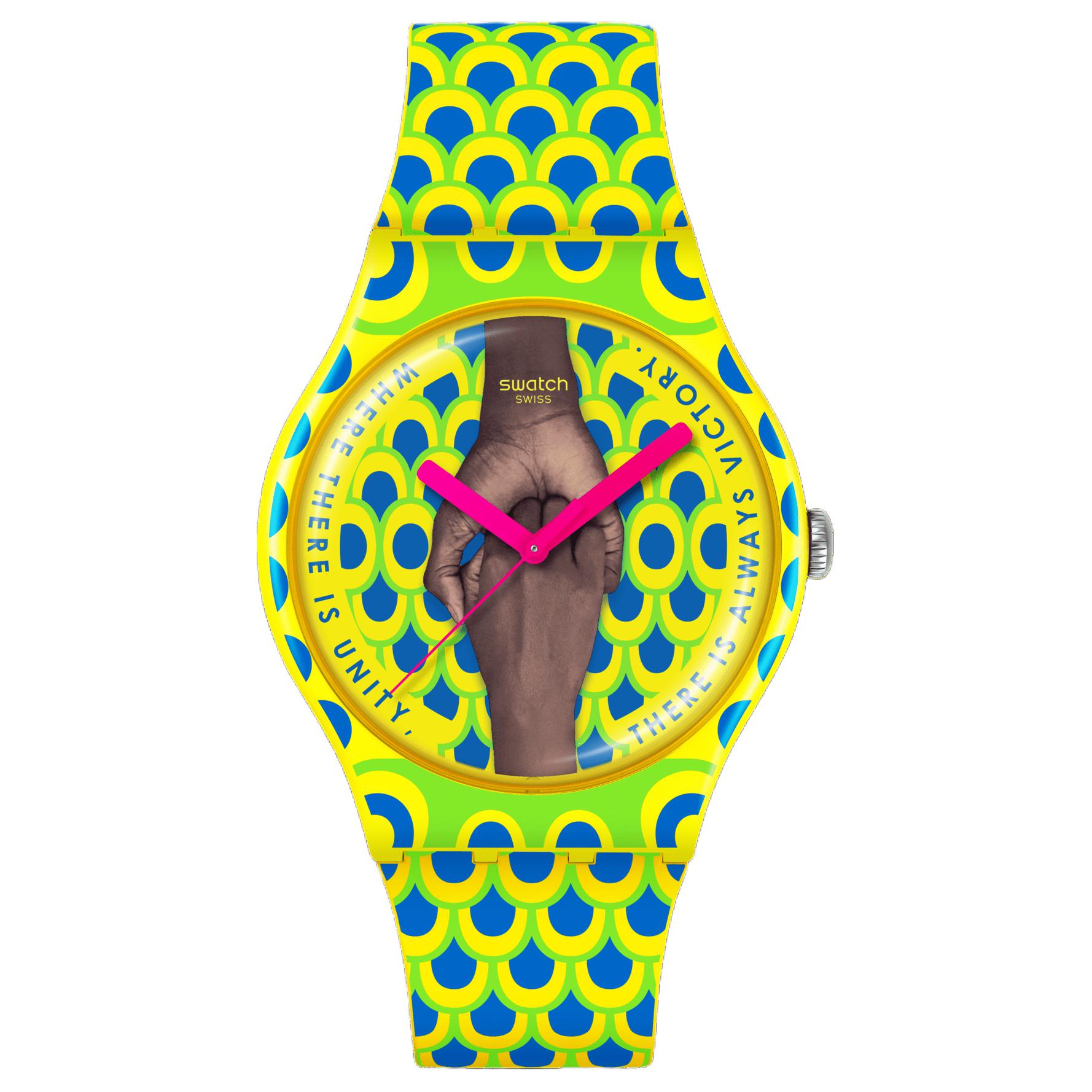 

SWATCH Часы Men's Watch, Yellow Watch Dial