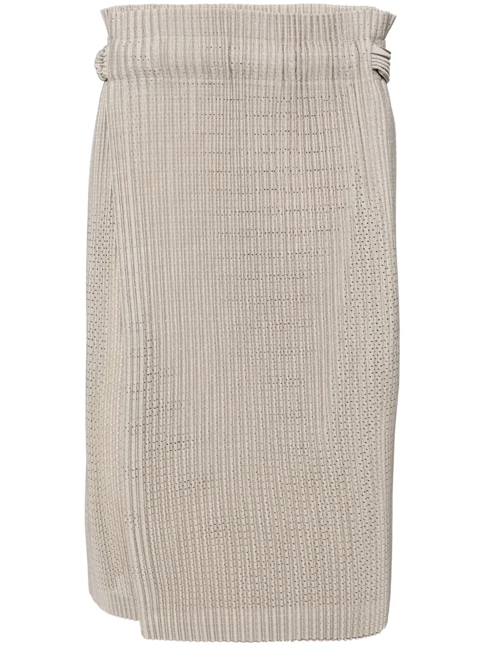 

Плиссированная юбка Light Mesh Homme Plissé Issey Miyake, серый