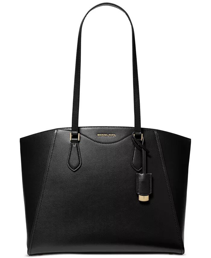 

Большая кожаная сумка Taryn Michael Kors, черный