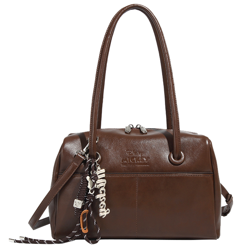 

Disney Микки серия женская коричневая плечевая сумка из полиуретана, Chocolate Brown
