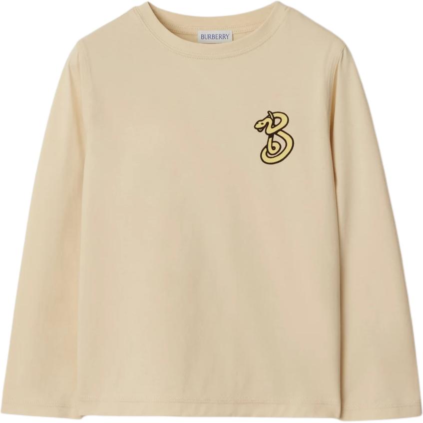 

Свитшот SS25 Коллекция "С Новым Годом" Год Змеи Nutmeg Kids' Burberry, nutmeg