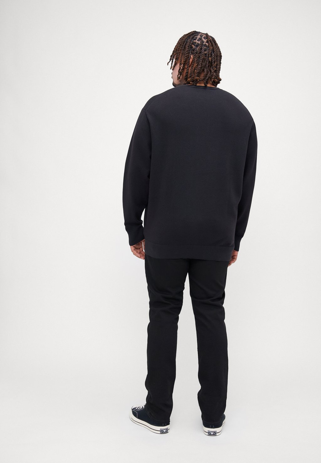 

Джемпер WAFFLE TEXTURE SWEATER Calvin Klein, черный
